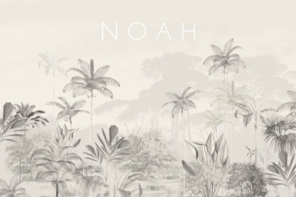 Geboortekaartje 'Tropical Wilderness' van Annet Weelink Design.