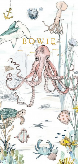 Geboortekaartje 'Underwater wonders' van Annet Weelink Design.