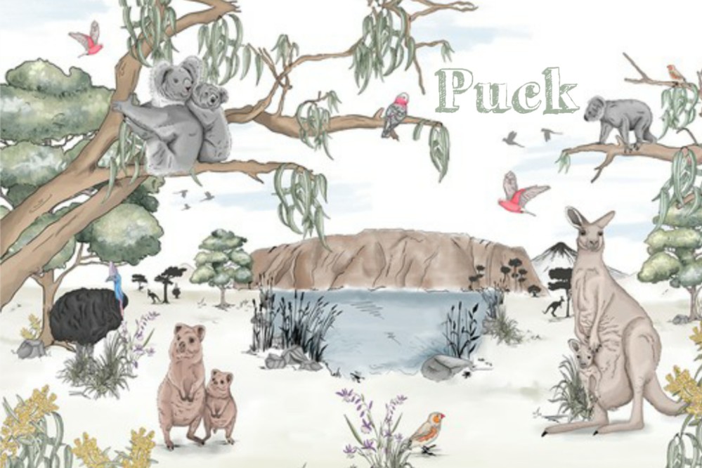 Geboortekaartje 'Australia' van Annet Weelink Design