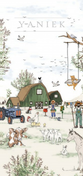 Geboortekaartje 'Animal Farm' van Annet Weelink Design