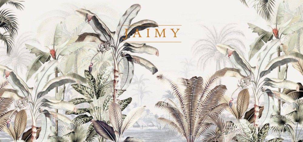 Geboortekaartje 'Dreamy Jungle' van Annet Weelink Design.