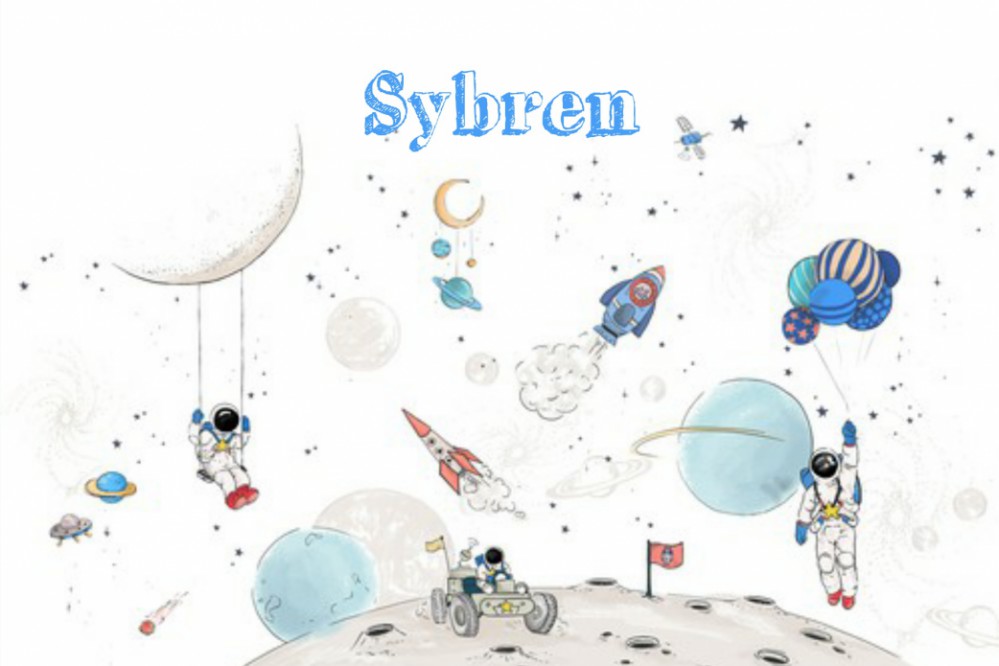 Geboortekaartje 'Into the Galaxy' van Annet Weelink Design