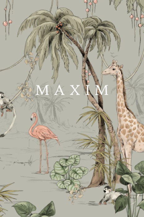 Geboortekaartje 'Jungle Jazz' van Annet Weelink Design