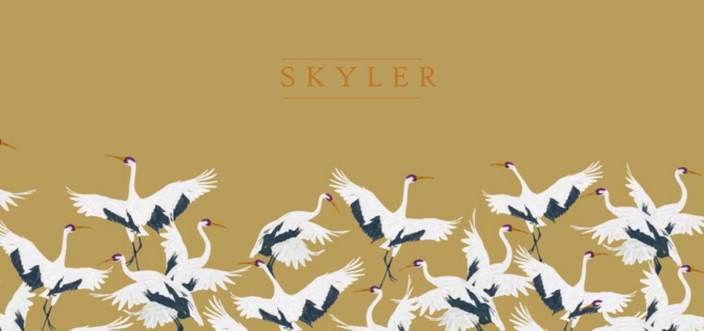 Geboortekaartje 'Stork' van Annet Weelink Design.