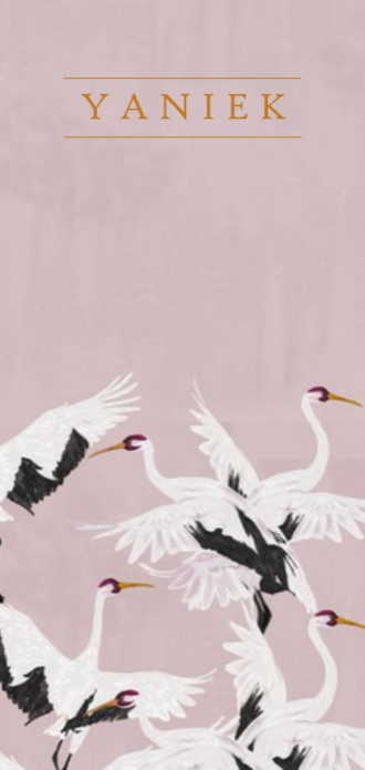 Geboortekaartje 'Stork' van Annet Weelink Design