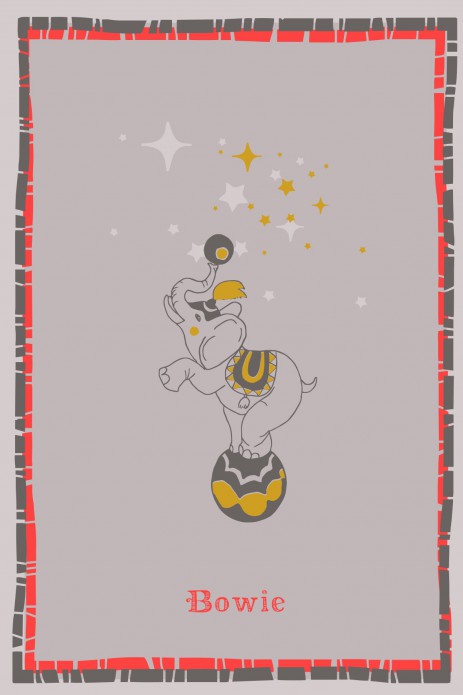 Een heel bijzonder vintage geboortekaartje in offset look met neon look accenten. Vintage circus met tijger, sterke man, pierrot, olifant en circustent op een smaakvolle manier geïllustreerd. Circus spreekt tot de verbeelding, een magische wereld dat zich