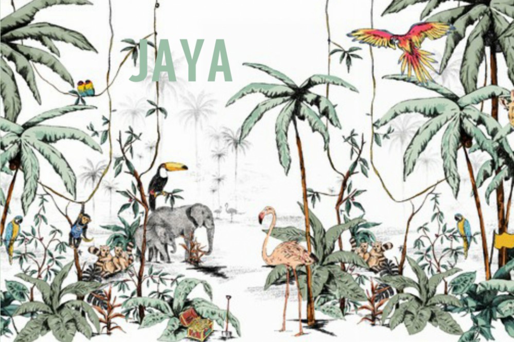 Geboortekaartje 'Jungle Tonal' van Annet Weelink Design