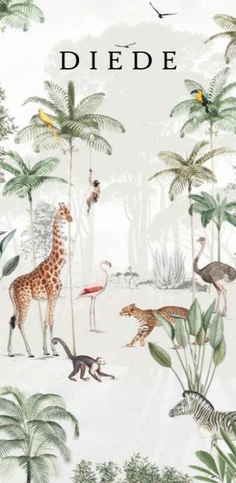 Geboortekaartje 'Wildlifes Playground' van Annet Weelink Design