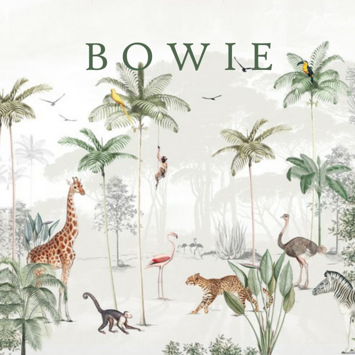 Geboortekaartje 'Wildlifes Playground' van Annet Weelink Design