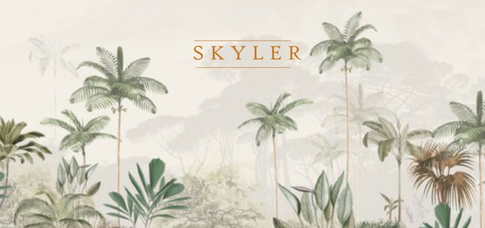 Geboortekaartje 'Tropical Wilderness' van Annet Weelink Design.