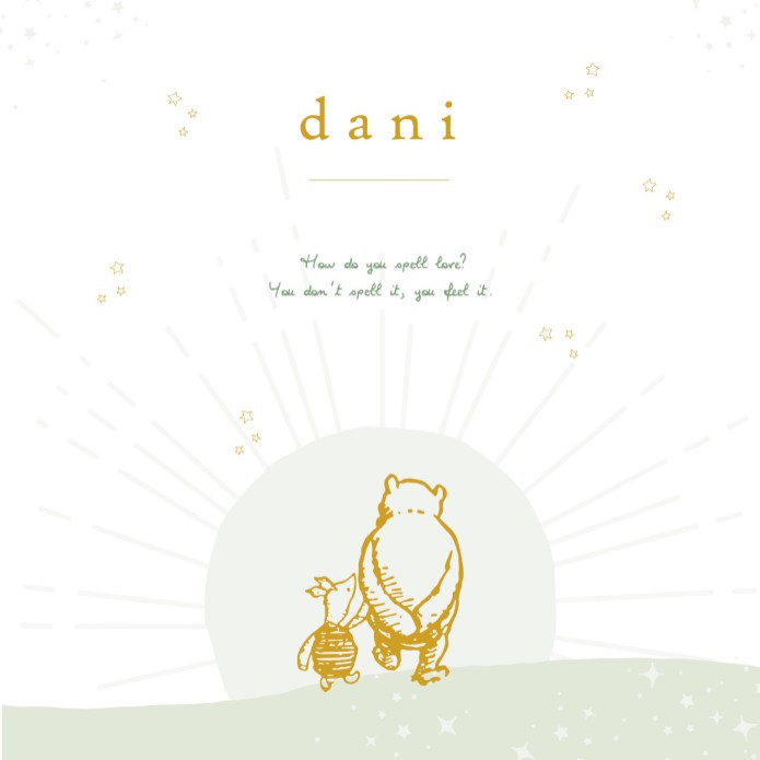 Geboortekaartje Winnie the Pooh