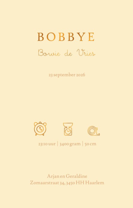 Geboortekaartje Winnie the Pooh met Piglet handgetekende illustratie. Een klassiek geboortekaartje waar je de bekende versjes leuk bij kunt toepassen. Off white achtergrond voor een klassieke Winnie look.