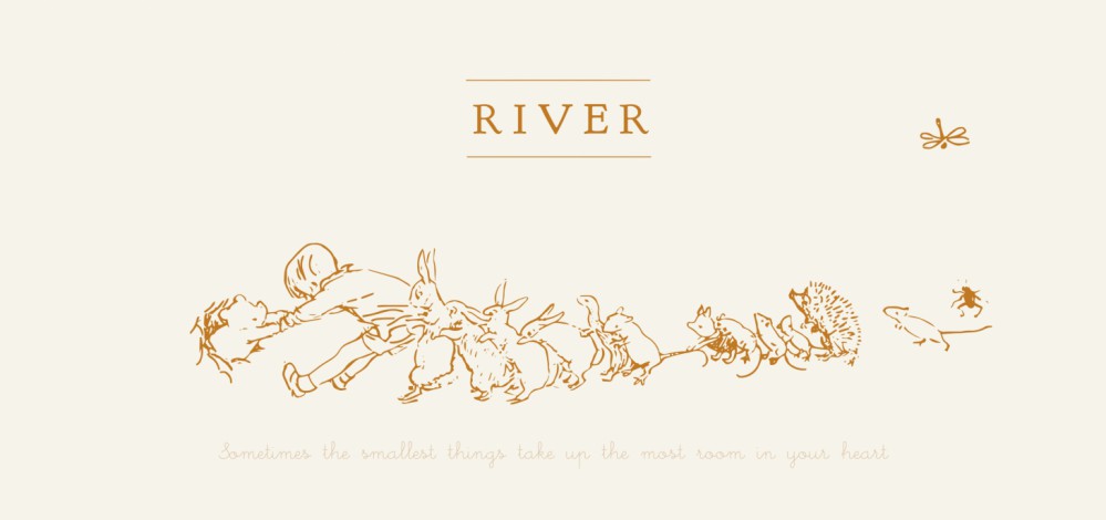 Geboortekaartje Winnie the Pooh zit vast