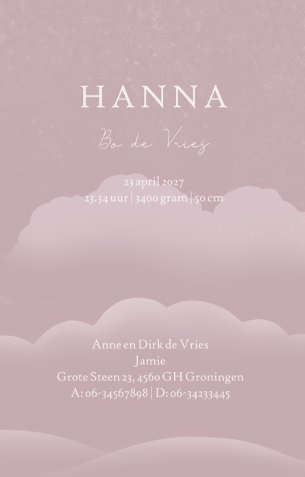 Een avontuurlijk geboortekaartje met walvis dat door de lucht zweeft als een zeilschip. Een avontuur met wolken en sterren. Wil je meer avontuurlijke geboortekaartjes zien? Klik eens door en vraag de gratis proefdruk aan.