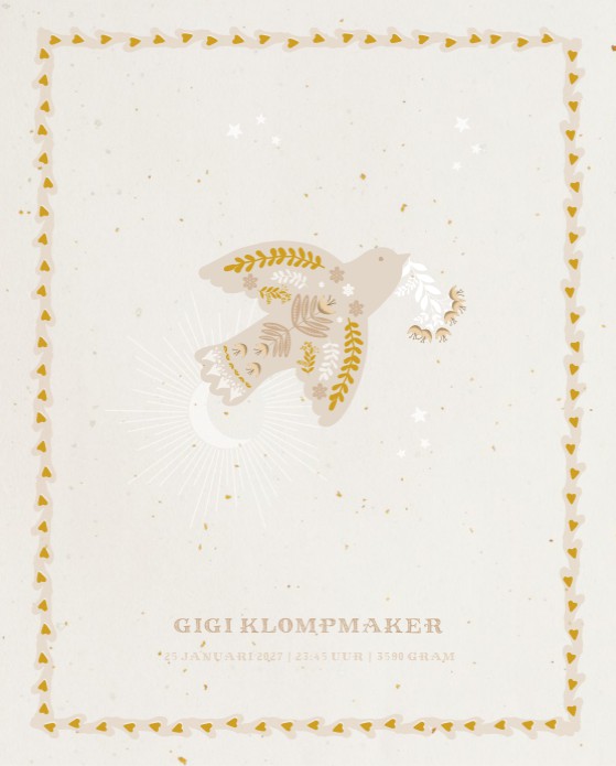 Geboorteposter folklore