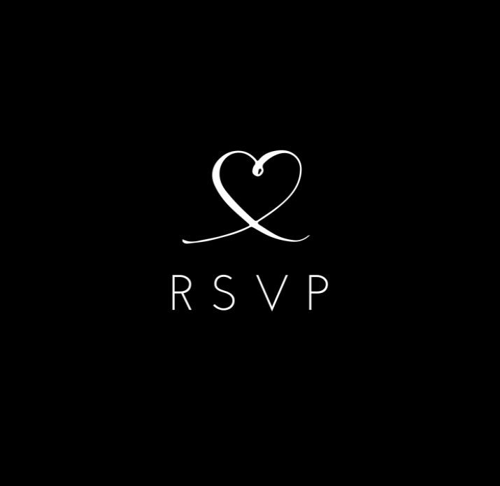 RSVP minimalistisch hart