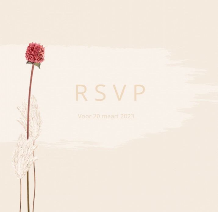 RSVP rustic chic met droogbloem