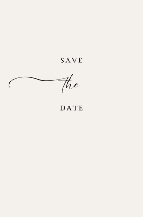 Save the date klassiek