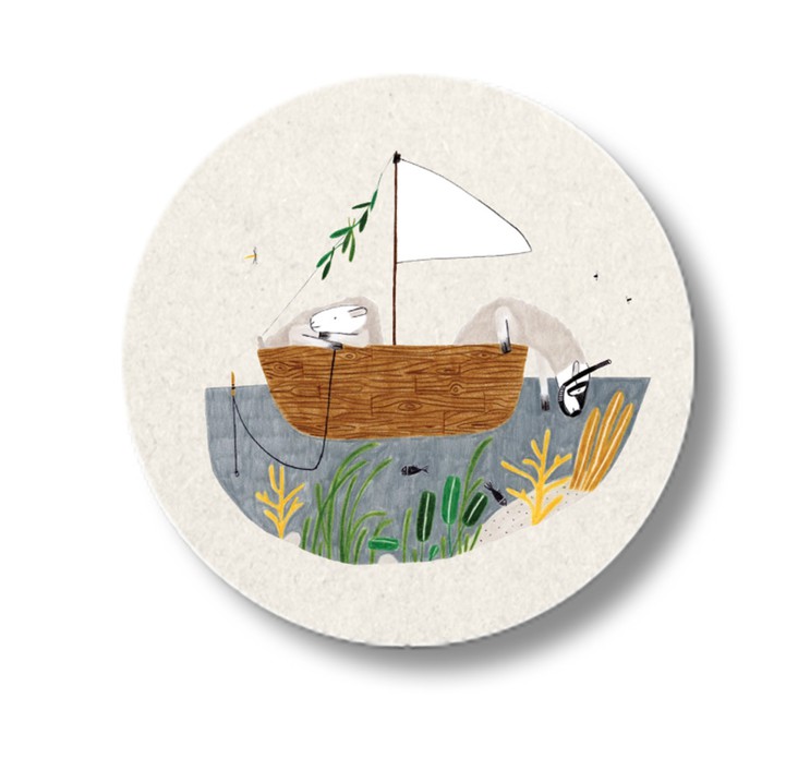 Sluitsticker schaapjes Annebrechtje