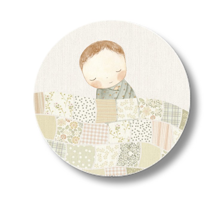 Sluitsticker baby quilt deken