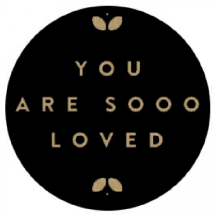 Budget tip: Sluitsticker goudfolie zwart