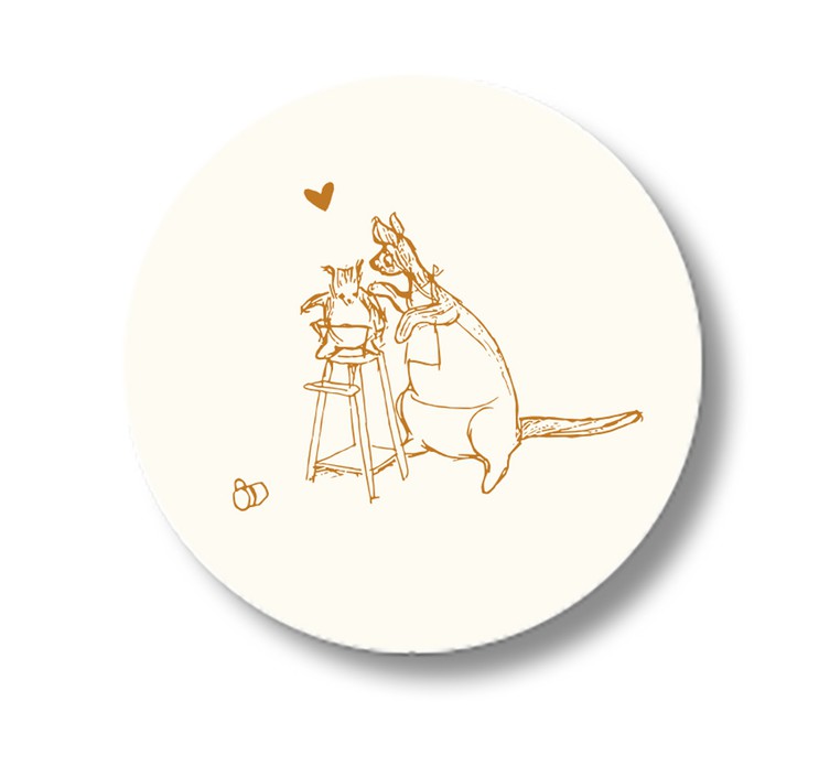 Sluitsticker Kanga and Roo