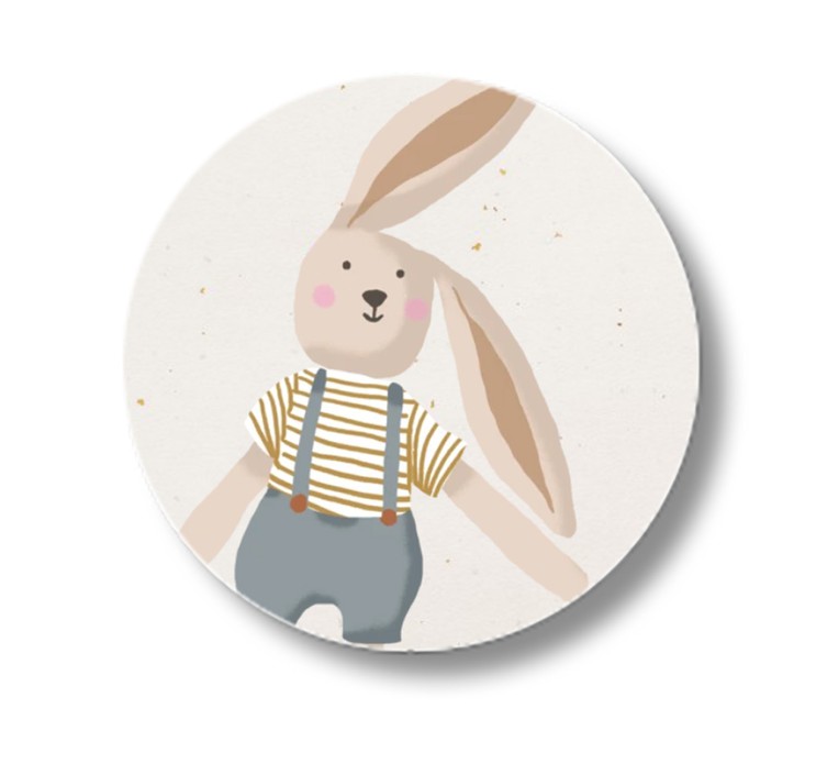 Sluitsticker konijntje
