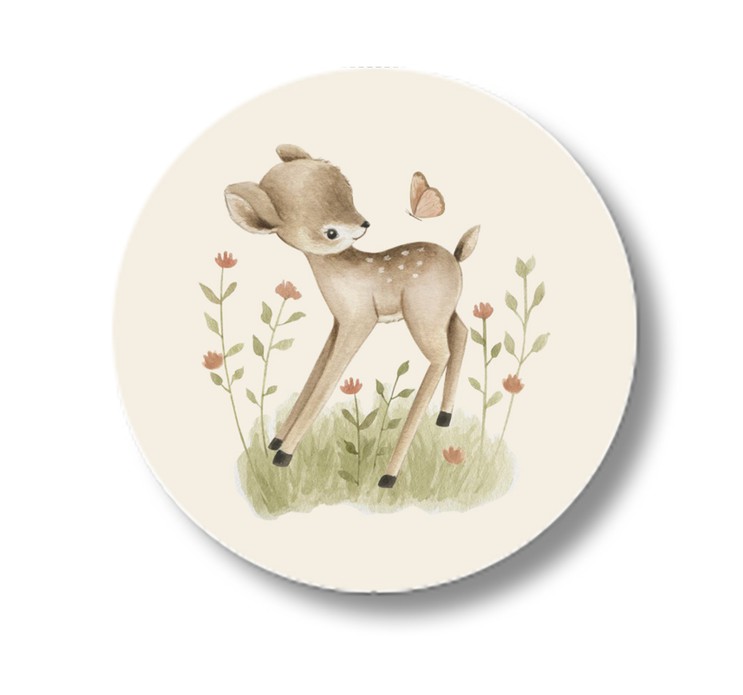 Sluitsticker woodland hert