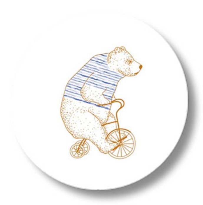 Sluitsticker beer bretons truitje