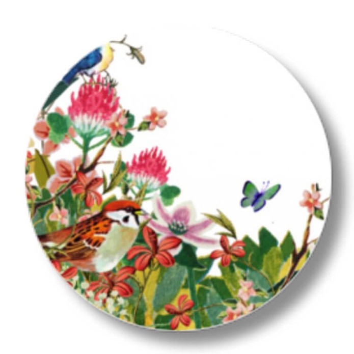 Sluitsticker flower garden