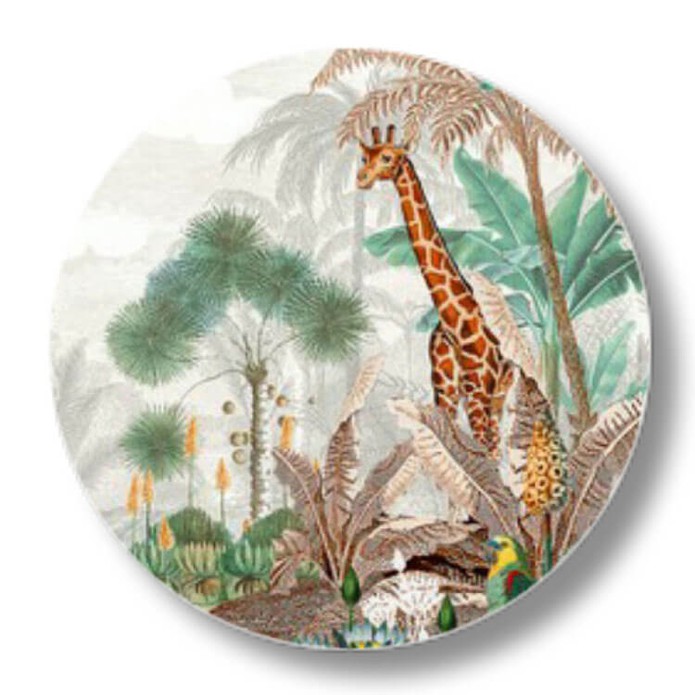 Sluitsticker jungle botanisch