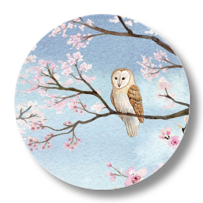 Sluitsticker Hartendief uil