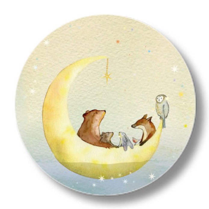 Sluitsticker Hartendief varen maantje