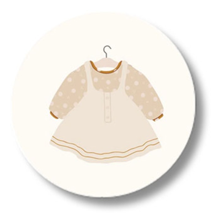 Sluitsticker boho baby meisje