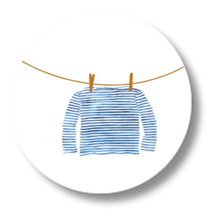 Sluitsticker bretons truitje