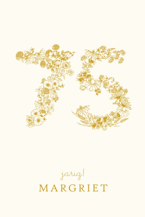 Uitnodiging 75 jaar jubileum