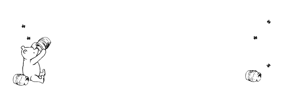 Adresetiket Winnie the Pooh