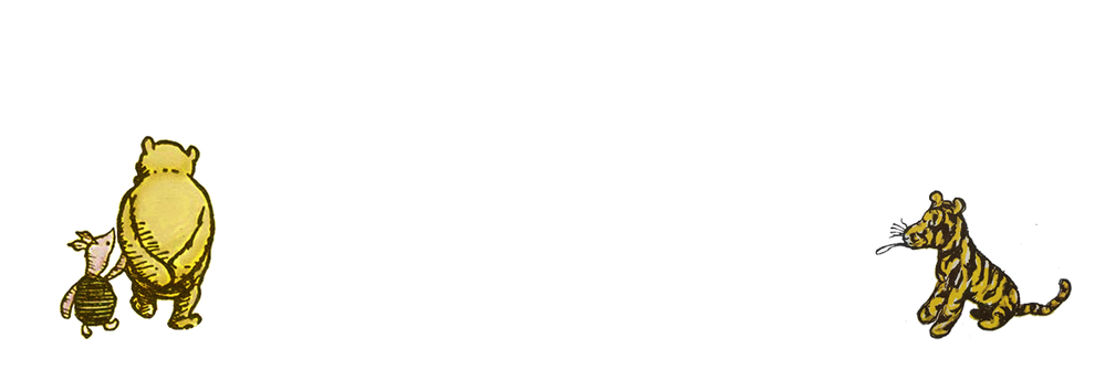 Adresetiket Winnie the Pooh