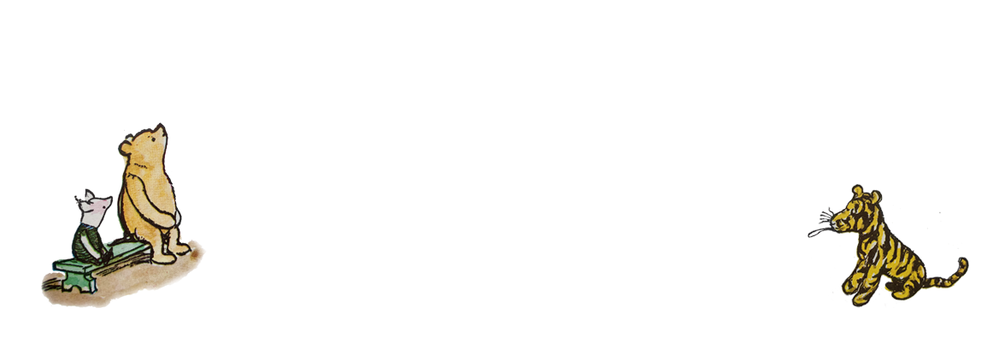 Adresetiket Winnie the Pooh