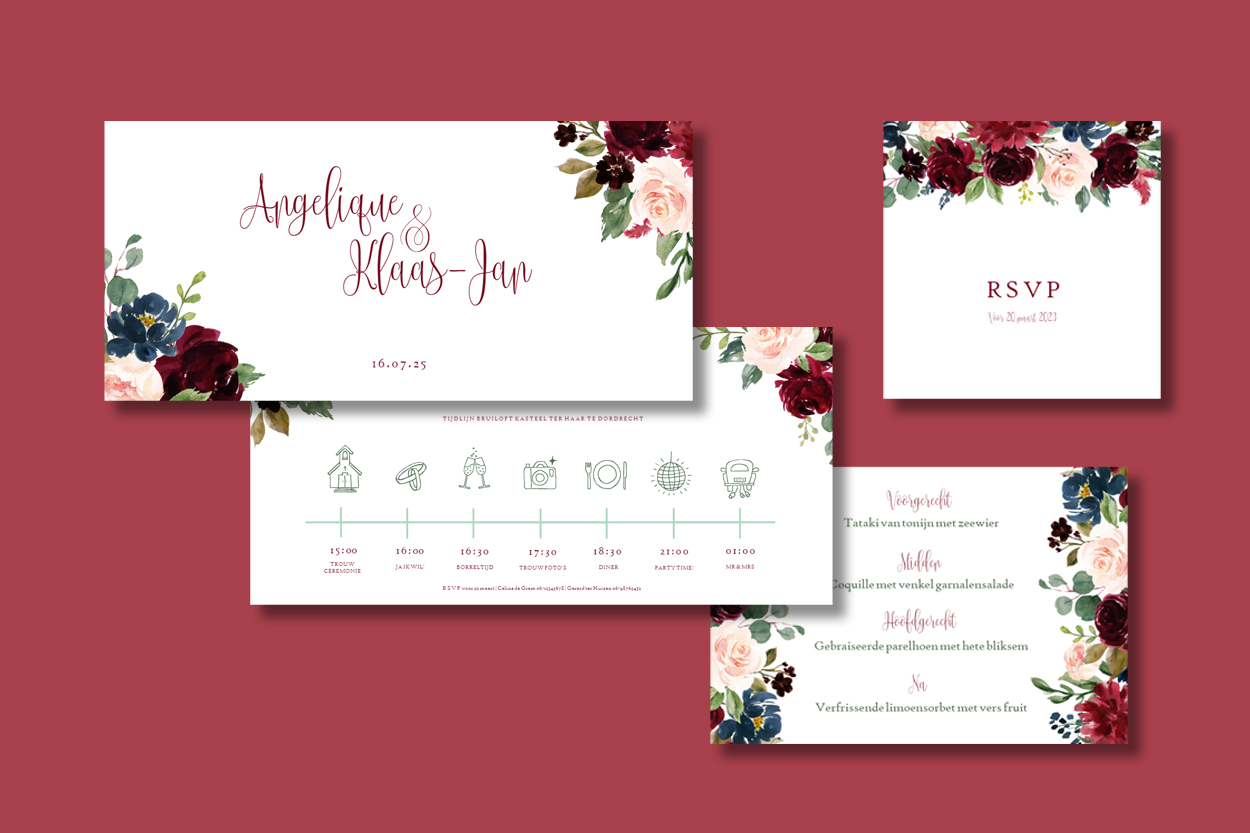 Huisstijl Romantisch Boeket