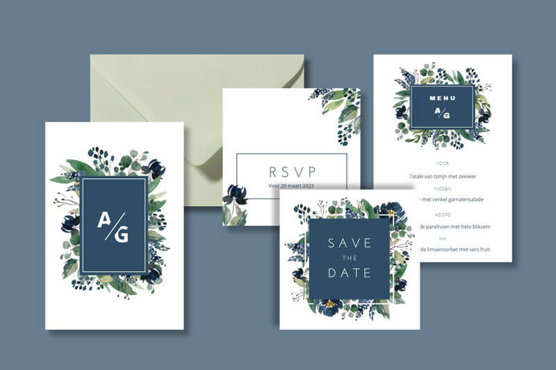 Huisstijl botanisch aquarel