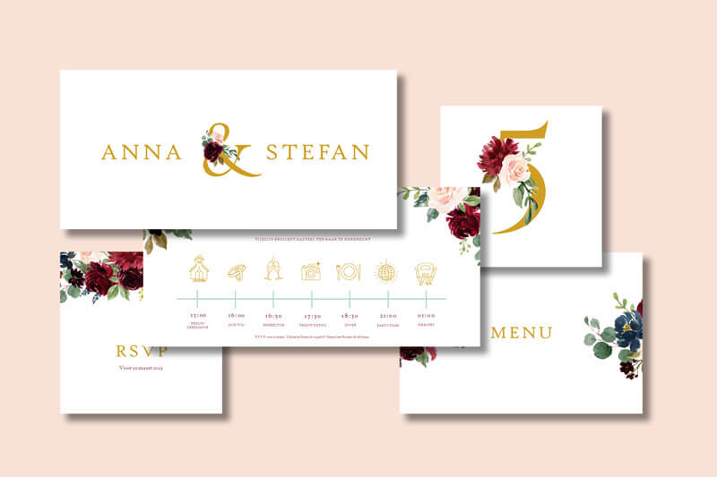 Huisstijl botanisch tijdlijn