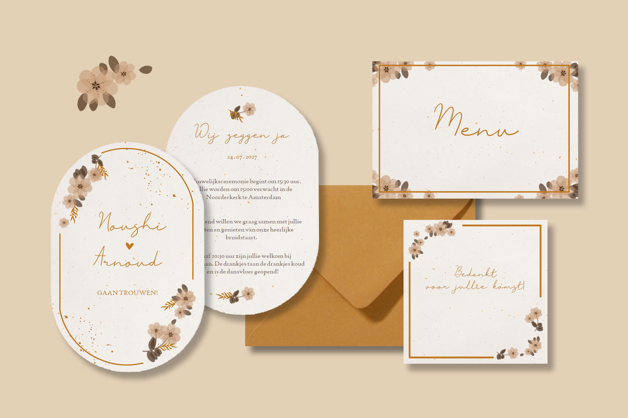 Huisstijl foliedruk recycle