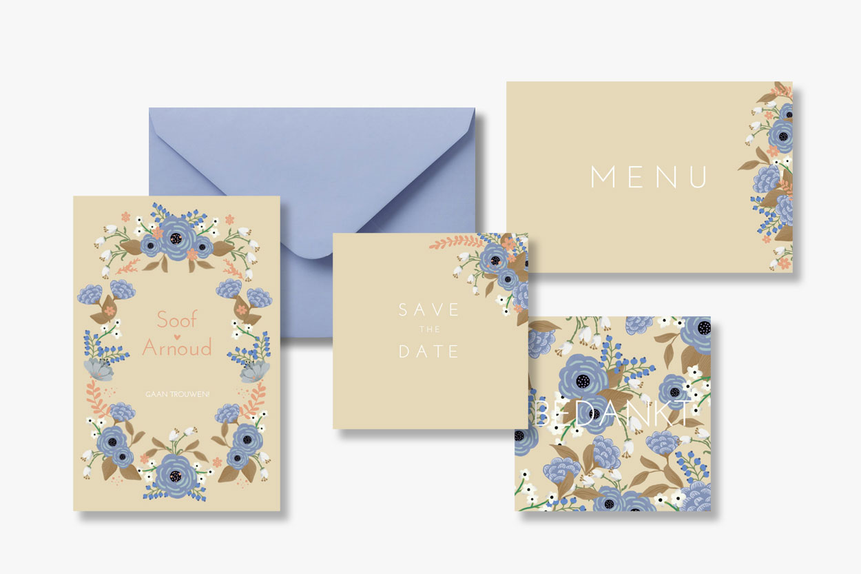 Huisstijl vrolijk bloemen